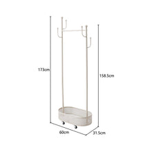 Load image into Gallery viewer, Small Clothes Rack with Wheels
