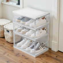 Load image into Gallery viewer, 3-Tier Foldable Storage Box with Magnetic Doors
