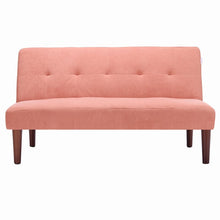 Load image into Gallery viewer, 4ft Wide Modern 3 Seater Padded Convertible Sofa Bed with Wooden Legs Sofa Beds Living and Home 
