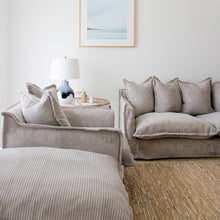 Load image into Gallery viewer, Cottonfy Corduroy Padded Upholstery Cloud Sofa for Small Apartment Cottonfy UK 

