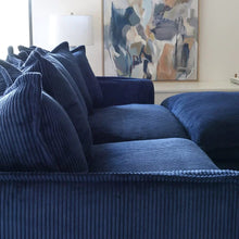 Load image into Gallery viewer, Cottonfy Corduroy Padded Upholstery Cloud Sofa for Small Apartment Cottonfy UK 
