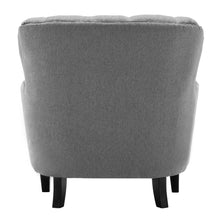 Load image into Gallery viewer, Modern Beige Club Chair Button Tufted Accent Chair Wingback Chairs Living and Home 
