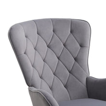 Load image into Gallery viewer, 103cm Green Velvet Rocking Chair Padded Seat for Living Room Rocking Chairs Living and Home 
