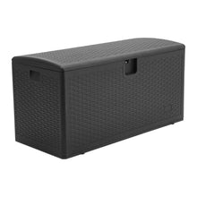Load image into Gallery viewer, 99-Gallon Rattan Outdoor Deck Box

