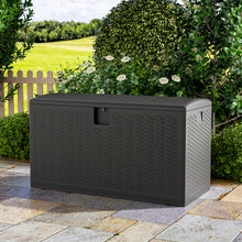 Load image into Gallery viewer, 99-Gallon Rattan Outdoor Deck Box
