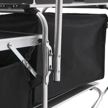Load image into Gallery viewer, Aluminum Camp Kitchen with Zippered Storage and Camp Tables
