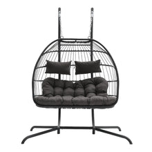 Load image into Gallery viewer, Outdoor Hanging 2-Seater Egg Chair
