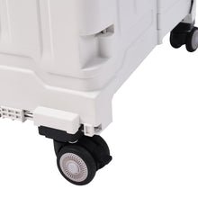 Load image into Gallery viewer, 50L Collapsible Utility Crate with 4 Wheels &amp; Telescopic Handle
