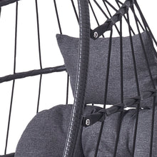 Load image into Gallery viewer, Egg-Shaped Hanging Chair with Soft Cushion &amp; Headrest
