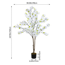 Load image into Gallery viewer, 165cm Artificial Cherry Blossom Tree in Pot for Decoration
