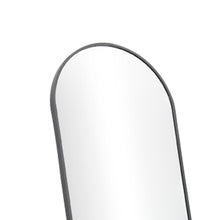Load image into Gallery viewer, Modern Arched Metal Floor Mirror Black
