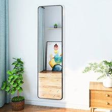 Load image into Gallery viewer, 160cm H Black Modern Rectangular Metal Floor Mirror Wall Mirrors Living and Home 
