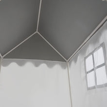 Load image into Gallery viewer, 120cm W White Cotton House Play Tent For Kids with Windows Play Tents Living and Home 
