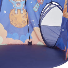 Load image into Gallery viewer, Kidkid 3 in 1 Aerospace Theme Play Tent with Play Tunnel, Ball Pit
