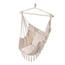 Load image into Gallery viewer, Garden Hanging Canvas Hammock Swing Chair
