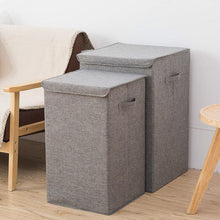 Load image into Gallery viewer, Foldable Home Laundry Baskets Laundry Hamper with Lid Laundry Baskets Living and Home Grey Large 
