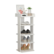 Load image into Gallery viewer, Wooden Shoe Rack Organizer Easy Assembly 5/7 Tiers Storage Shelf Shelves &amp; Racks Living and Home 
