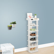 Load image into Gallery viewer, 7-Tier MDF Shoe Rack
