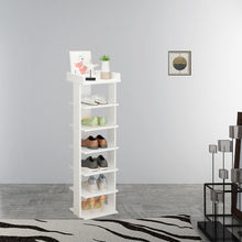 Load image into Gallery viewer, 7-Tier MDF Shoe Rack
