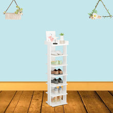 Load image into Gallery viewer, 7-Tier MDF Shoe Rack
