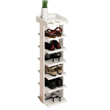 Load image into Gallery viewer, Wooden Shoe Rack Organizer Easy Assembly 5/7 Tiers Storage Shelf Shelves &amp; Racks Living and Home 
