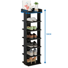 Load image into Gallery viewer, Wooden Shoe Rack Organizer Easy Assembly 5/7 Tiers Storage Shelf Shelves &amp; Racks Living and Home 
