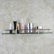 Load image into Gallery viewer, Shelf Tempered Glass 6MM Thick Storage Organizer Wall Mounted Bathroom Shower Caddies Living and Home 
