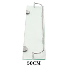 Load image into Gallery viewer, Shelf Tempered Glass 6MM Thick Storage Organizer Wall Mounted Bathroom Shower Caddies Living and Home 
