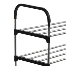 Load image into Gallery viewer, 3 Tiers Shoe Rack Organizer Stackable Space Saving Shoe Shelf
