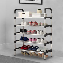 Load image into Gallery viewer, 5 Tiers Shoe Rack Organizer Stackable Space Saving Shoe Shelf
