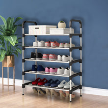 Load image into Gallery viewer, 5 Tiers Shoe Rack Organizer Stackable Space Saving Shoe Shelf
