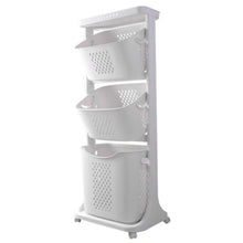 Load image into Gallery viewer, Laundry Baskets &amp; Storage Bins Set – Foldable, PP &amp; Metal
