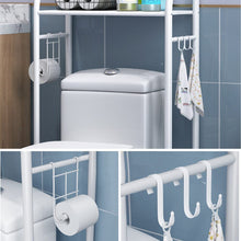 Load image into Gallery viewer, 3 Tiers Metal Bathroom Organizer Over Toilet Rack Storage Shelves Shower Caddies Living and Home 
