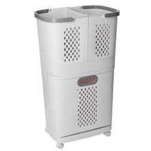 Load image into Gallery viewer, Laundry Baskets &amp; Storage Bins Set – Foldable, PP &amp; Metal
