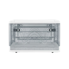Load image into Gallery viewer, Transparent Folding Storage Box with Wheels
