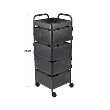 Load image into Gallery viewer, 5-Tier Kitchen Storage Rack with Wheels
