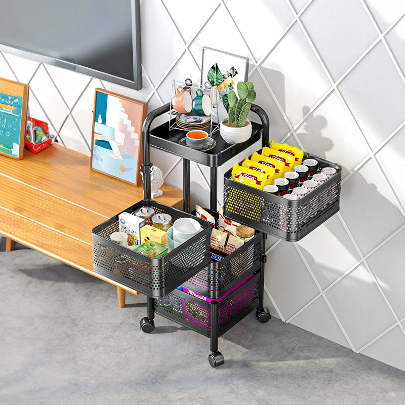 5-Tier Kitchen Storage Rack with Wheels