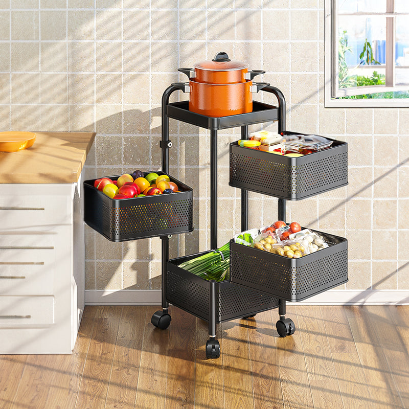 5-Tier Kitchen Storage Rack with Wheels