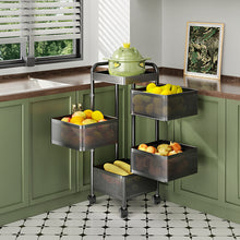 Load image into Gallery viewer, 5-Tier Kitchen Storage Rack with Wheels
