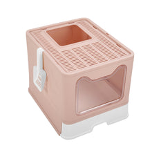 Load image into Gallery viewer, Top Exit Plastic Folding Cat Litter Box
