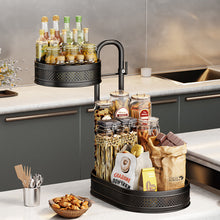 Load image into Gallery viewer, Kitchen Rotating Spice Rack Desktop Storage Shelf

