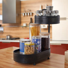 Load image into Gallery viewer, Kitchen Rotating Spice Rack Desktop Storage Shelf
