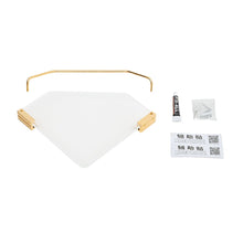 Load image into Gallery viewer, Bathroom Acrylic Corner Shelf Adhesive Shower Shelf Shower Caddies Living and Home 
