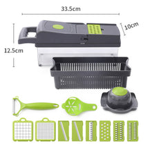 Load image into Gallery viewer, 14-in-1 Kitchen Multifunctional Vegetable Food Slicer Chopper Cutter
