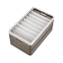 Load image into Gallery viewer, Folding Clothes Organiser Wardrobe Drawer Storage Box with Dividers
