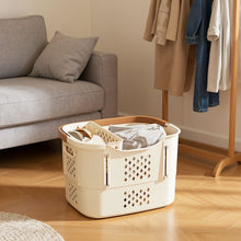 Load image into Gallery viewer, Laundry Baskets &amp; Storage Bins Set – Foldable, PP &amp; Metal
