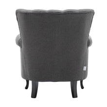 Load image into Gallery viewer, Linen Wingback Fireside Chair With Cushion Wingback Chairs Living and Home 
