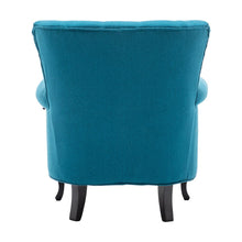 Load image into Gallery viewer, Linen Wingback Fireside Chair With Cushion Wingback Chairs Living and Home 
