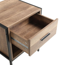 Load image into Gallery viewer, Mid-Century One Drawer Wooden Nightstand Sofa Side Table
