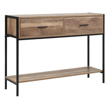Load image into Gallery viewer, 2 Drawers 2 Shelfs Industrial Console Table Entryway Sofa Table Hallway Table Console Tables Living and Home 

